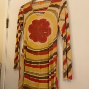 Mijo Tie-Dye Long Sleeve Dress